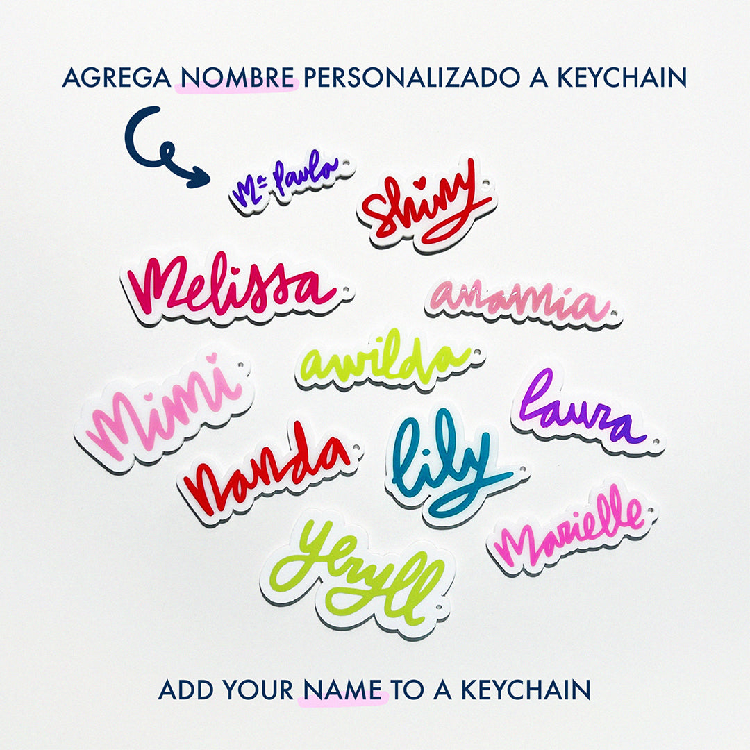 ADD ON: Agrega nombre personalizado a keychain