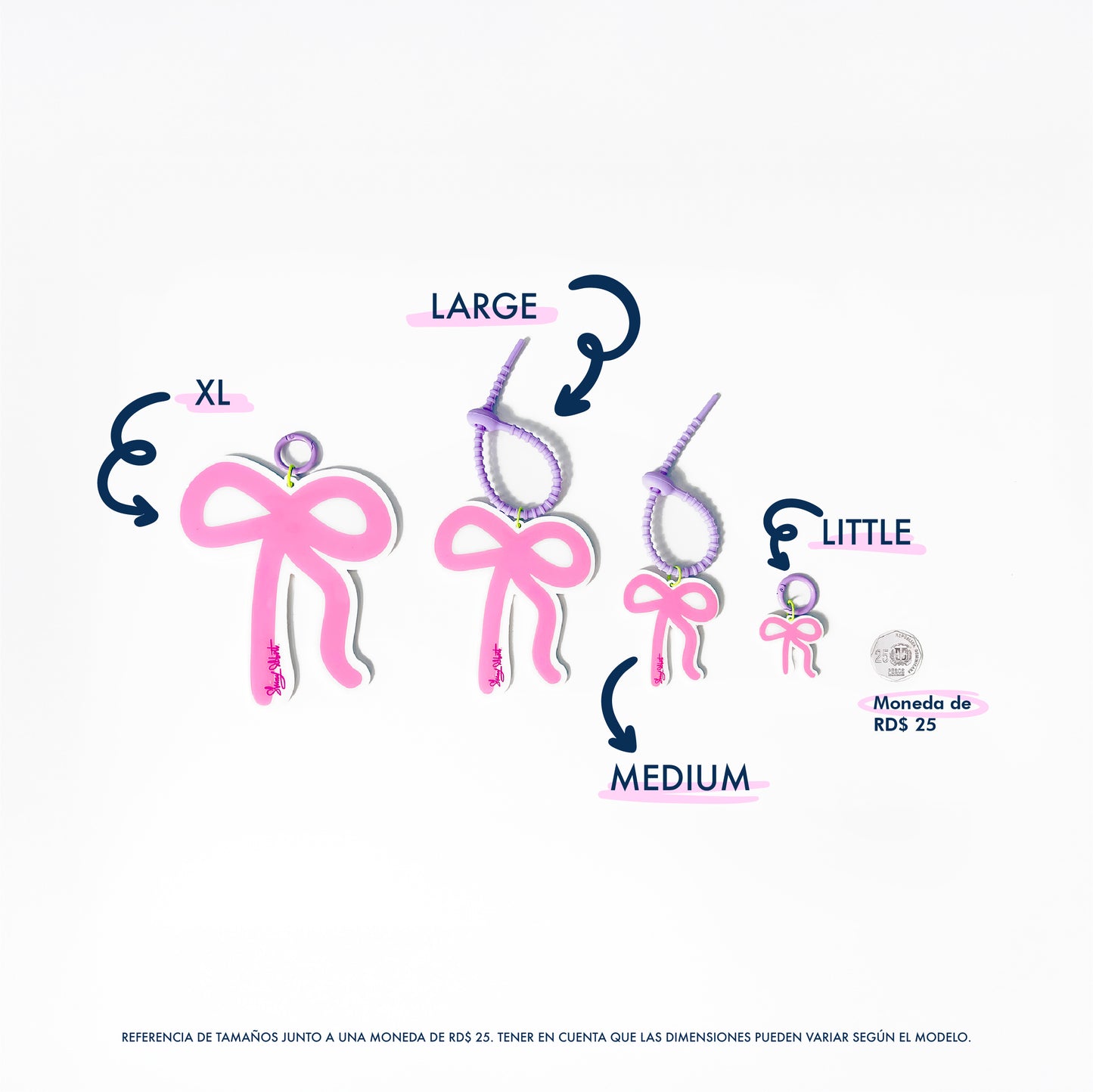 Astérisko Translucid Fucsia (Transparent Base) Large Keychain