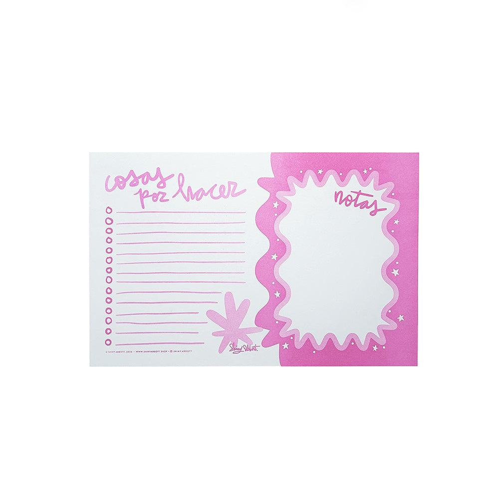 Pink Mixed Maxi Notepad