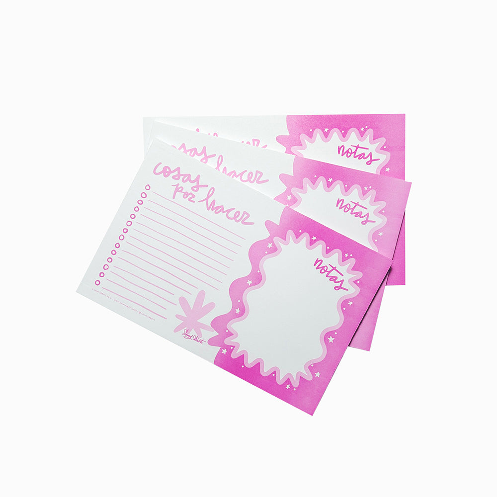 Pink Mixed Maxi Notepad