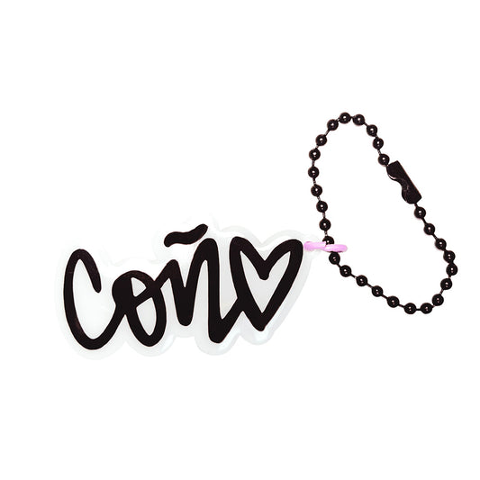 Black & White Con♥ Little Keychain Charm