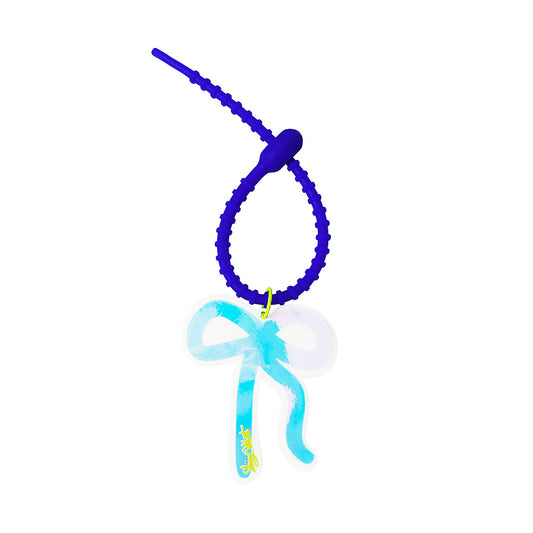 BOH I Blue Holographic Medium Keychain