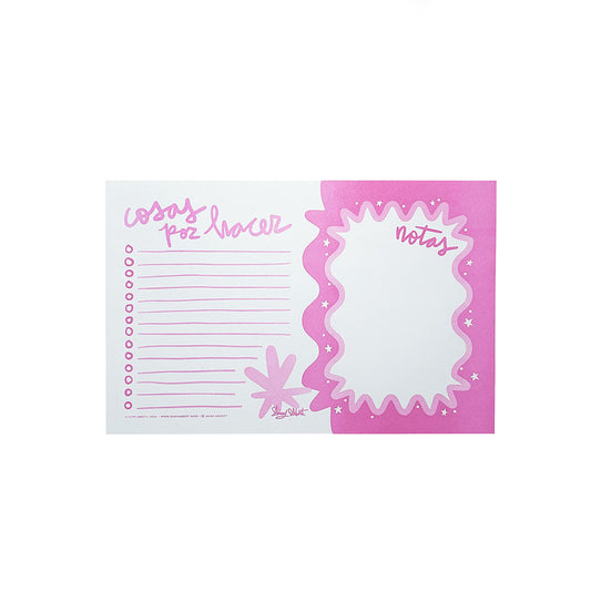 Pink Mixed Maxi Notepad