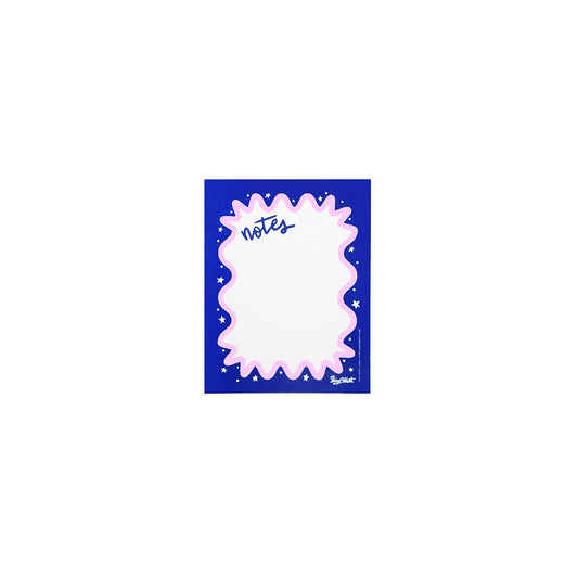 Pink & Blue "Notes" Notepad