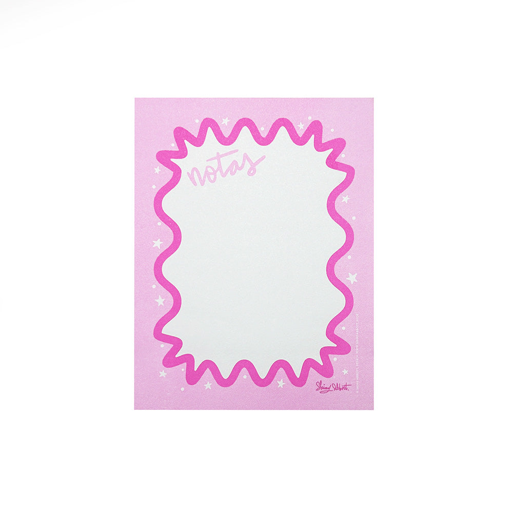 Pink II "Notas" Notepad