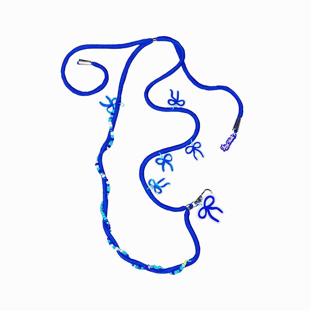 *RARE* (Beaded) Blue & Holo BOHs Phone Lanyard
