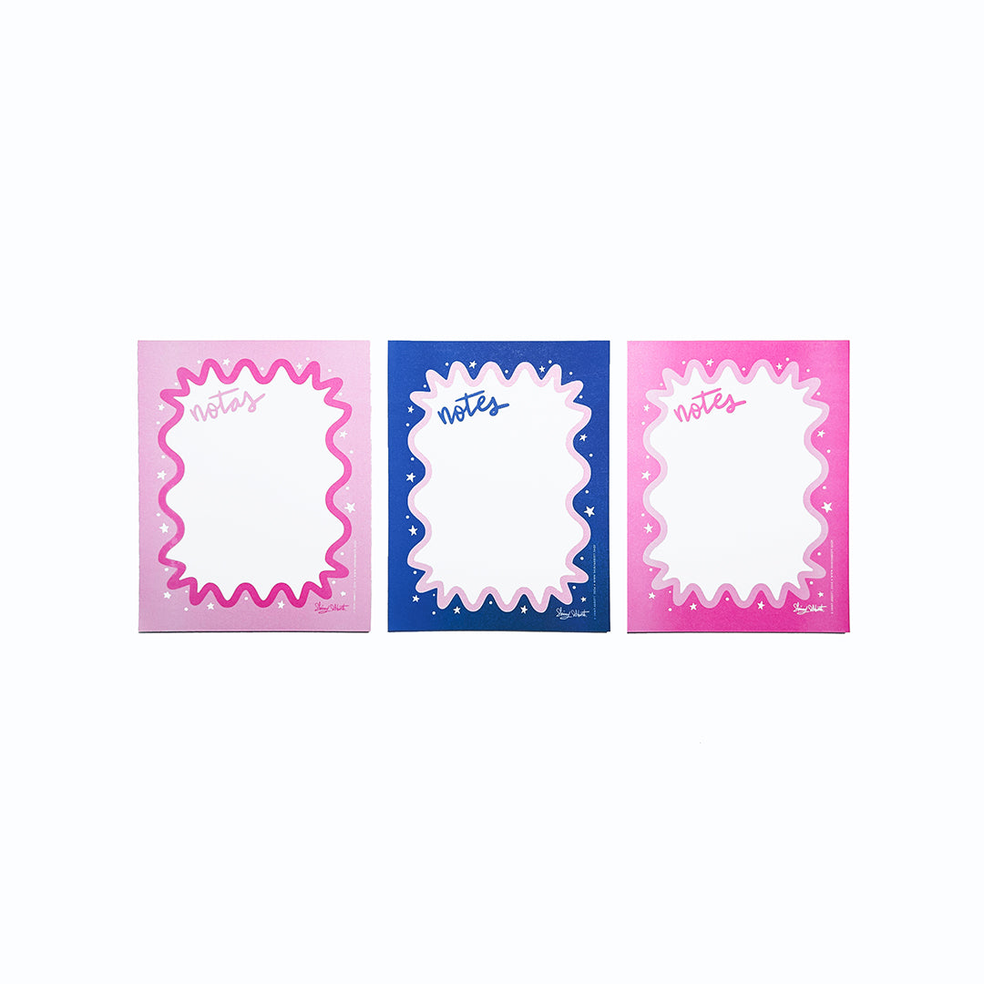 Pink II "Notas" Notepad